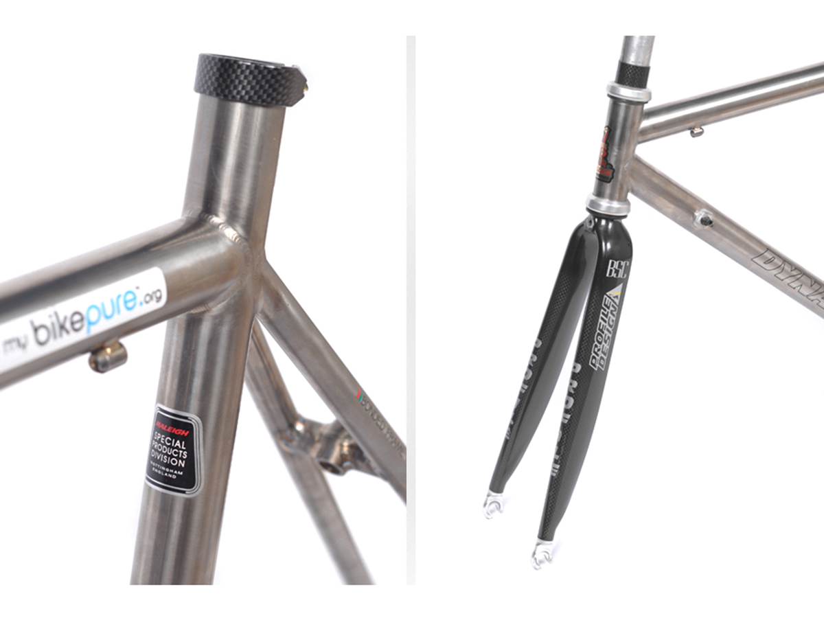 titanium road frameset