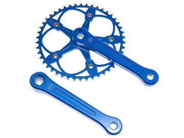 blue crankset