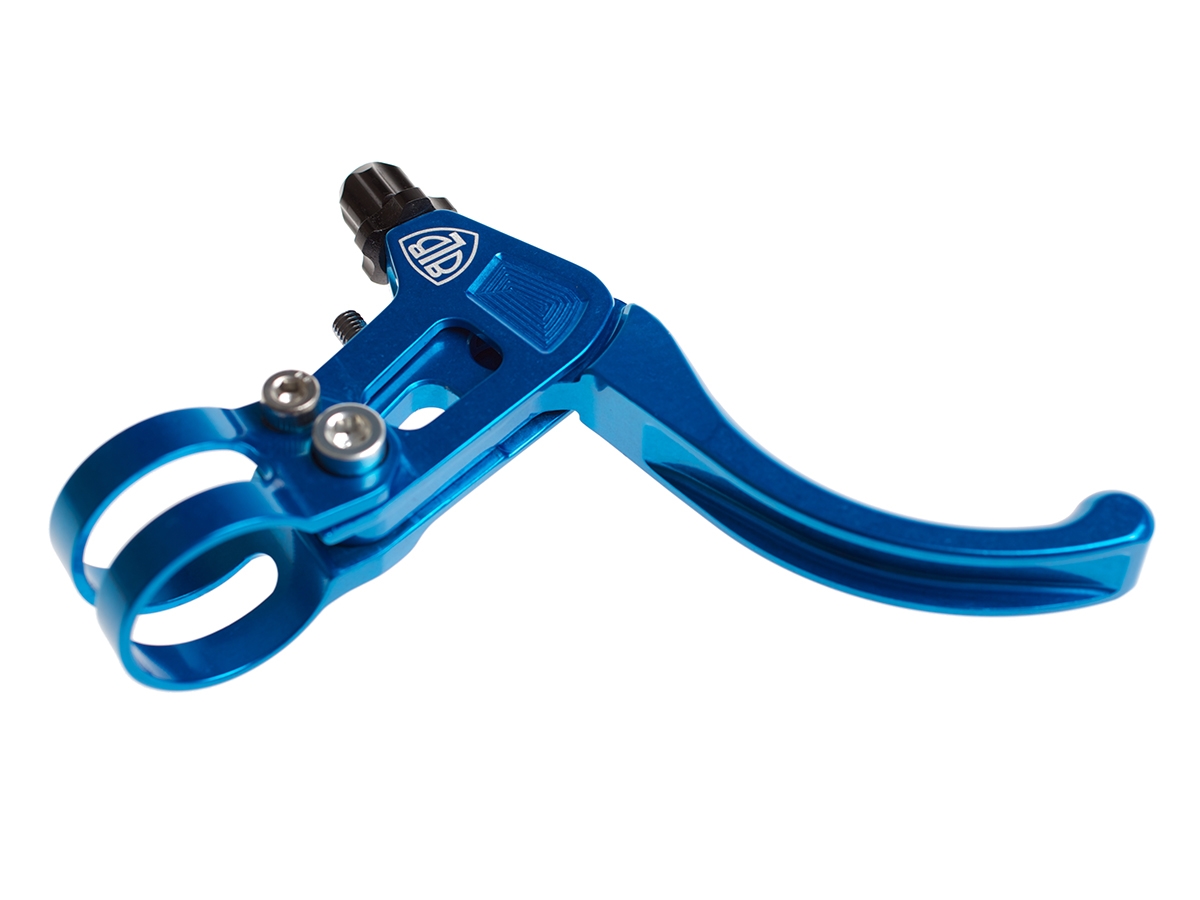 BLB CNC Lever (Single) - Blue. Brick Lane Bikes: The Official Website