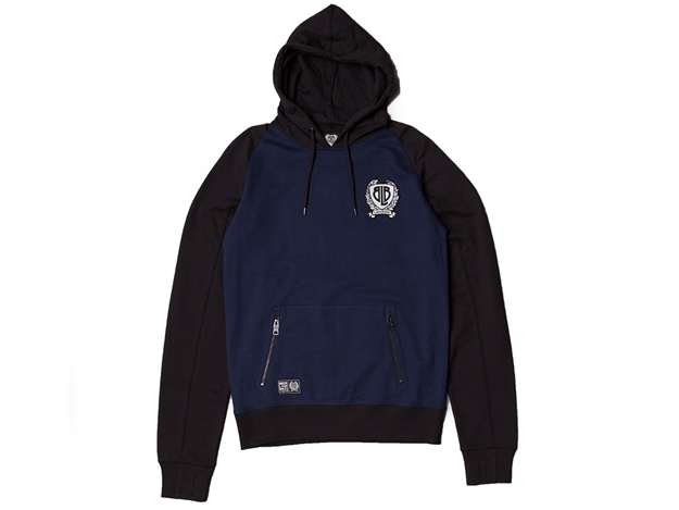 black overhead hoodie