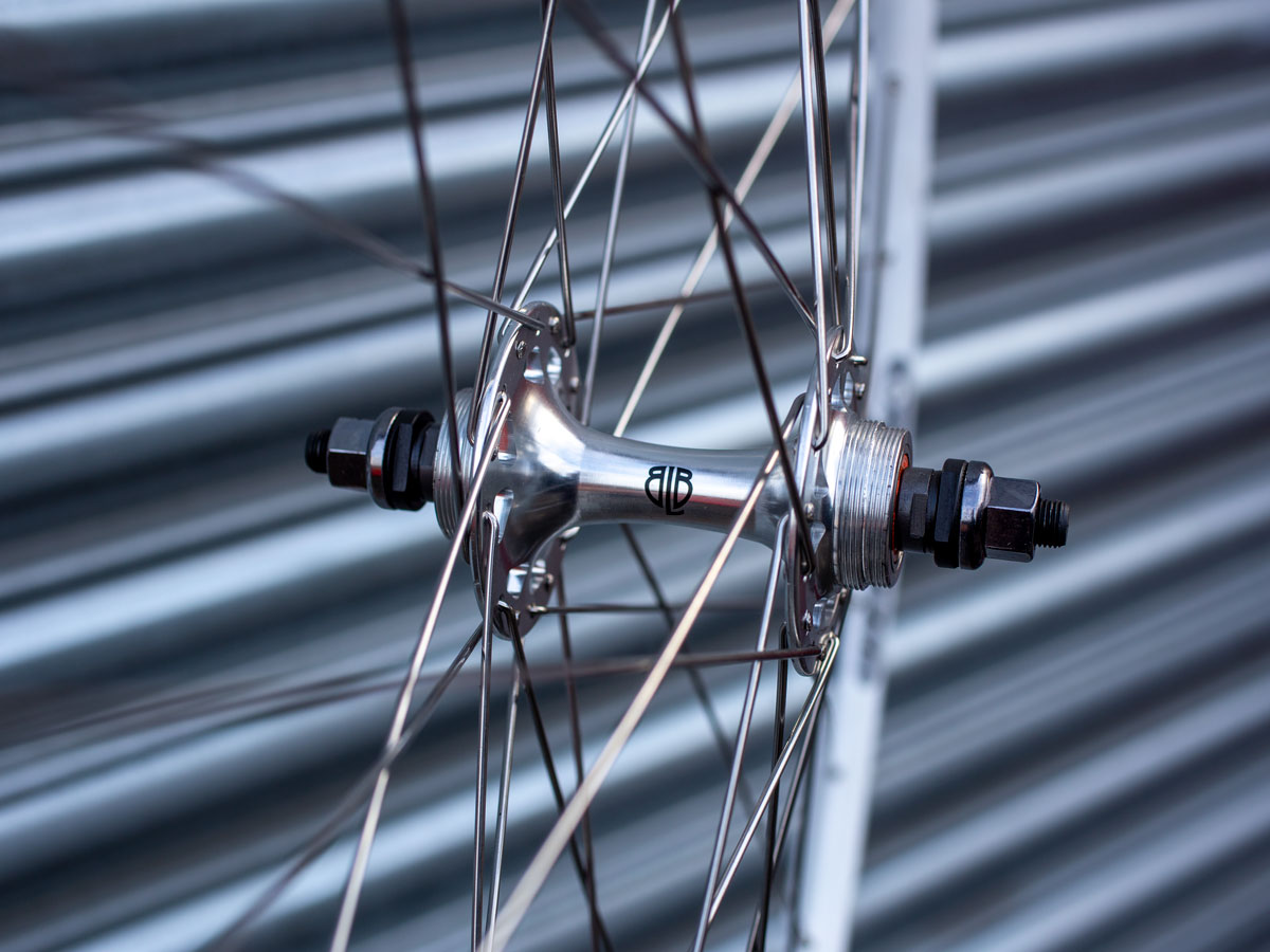 Velocity Aerohead Rear Wheel - Silver. Brick Lane Bikes: The Official 