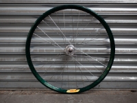 Picture of 700c Velocity Deep V Rear Wheel - GREEN/Black SPARKLE - Bassboat Black