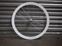 Picture of 700c Velocity B43 white 32 hole Rear - built with BLB Track hub 