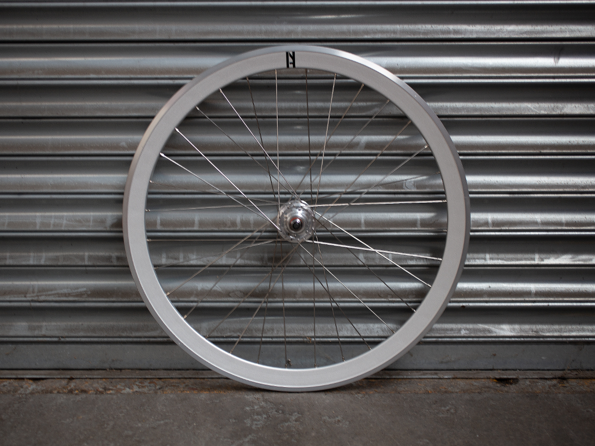 H Son Sl Silver Hole Rim With Blb Track Hub Rear Brick Lane