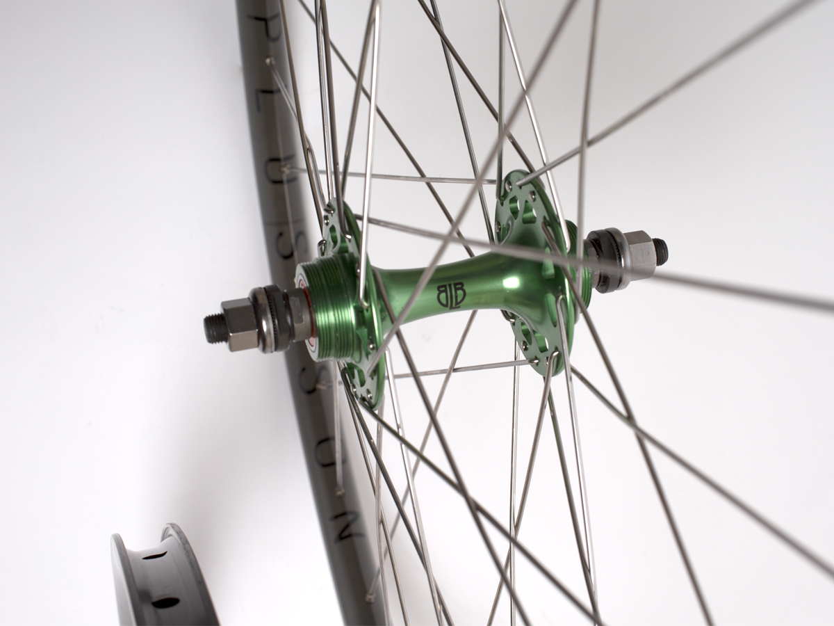 Custom Built Track Wheelset - H+Son/BLB Hub-Green 32H MSW. Brick Lane ...